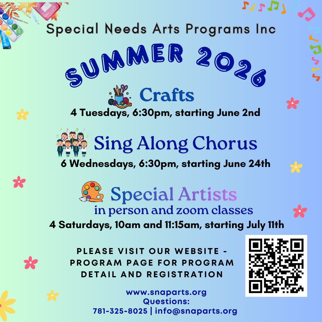 Special Needs Arts Programs Summer 2026