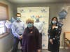 Southern Ocean Medical Center's leadership team celebrates its 10,000th COVID-19 
Vaccine Dose.   
