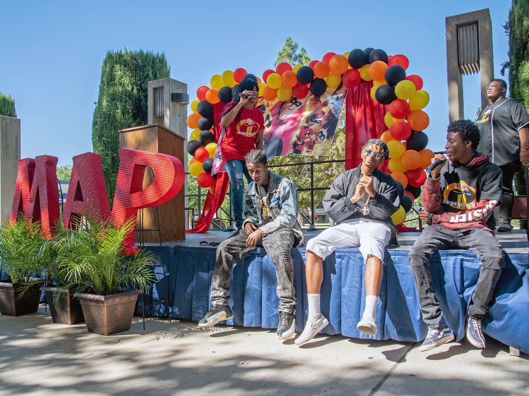 Students perform during MAPfest 2019, a resource fair for foster students that is hosted by the Citrus College FKCE and RFA programs.