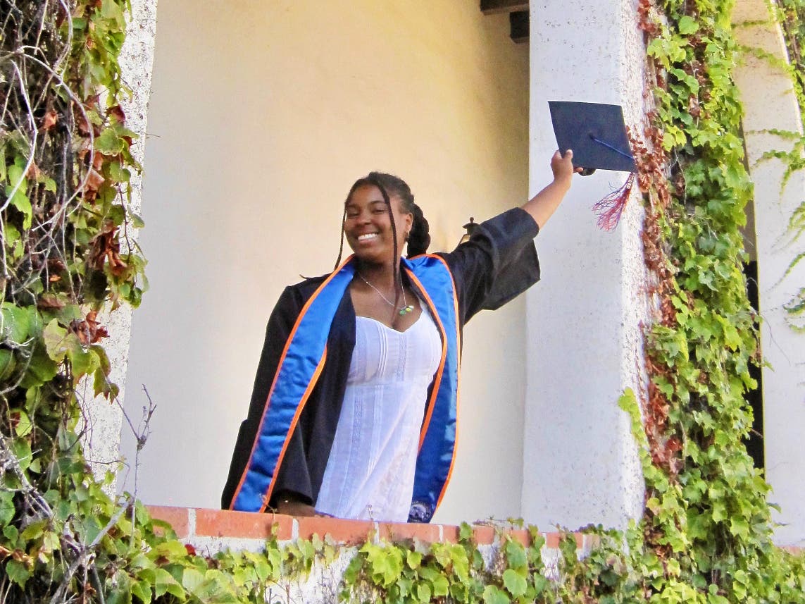 Claremont High School senior Zaira Amara recently earned her Associate of Arts in Social Sciences and Associate of Arts for Transfer in Social Justice from Citrus College.