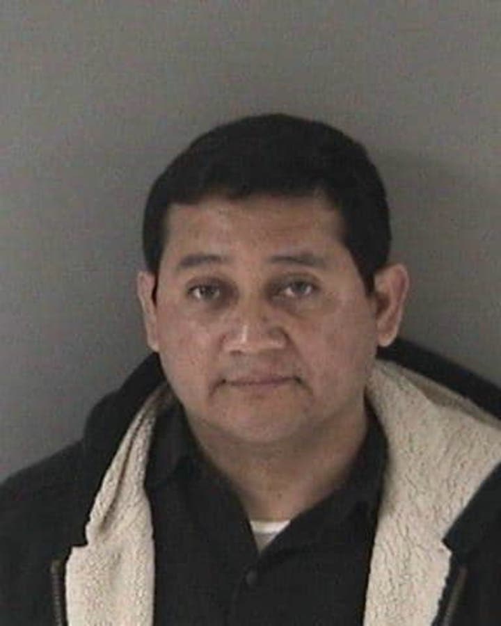 Mugshot of Fr. David Mendoza, who has been accused of child sex abuse.