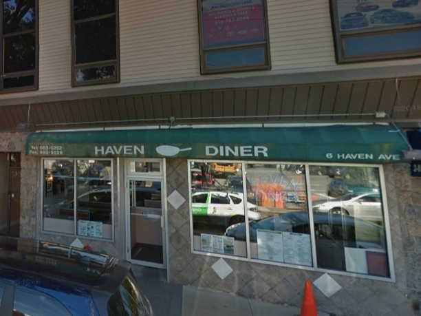 The Haven Diner on Haven Avenue has reopened. The new owner said he wanted to chase the "American dream."