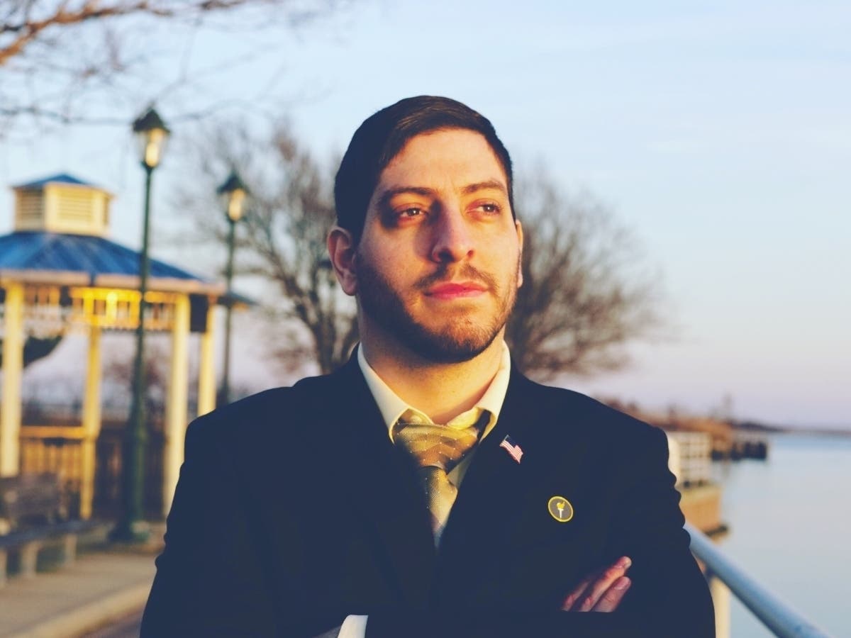Libertarian Jonathan Gunther is one of two candidates trying to unseat Republican Legislator John Ferretti Jr., who seeks a second term. 