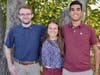 From left: General Douglas MacArthur High School seniors Thomas McDermott, Julia Gizzo and John Hanna were honored as Commended Students in the National Merit Scholarship Program.