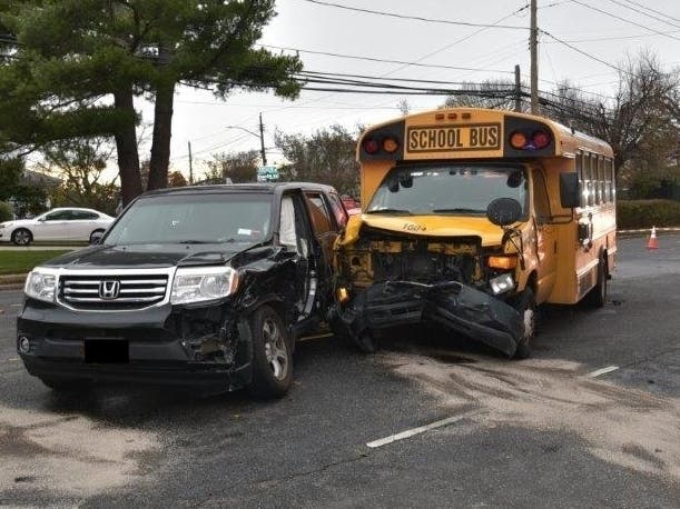 Nassau School Bus Crash: 7 Rushed To Hospital | Hicksville, NY Patch