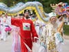 Tai Ji Men presents a reenactment of the Eight Immortals from Eastern mythology to wish for favorable weather, as well as global security and harmony.