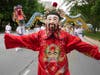Tai Ji Men presents the Celestial Officials during the Parade of Faiths to bless the Earth, dispel disasters, and wish the 2023 Parliament of the World’s Religions a great success. 
