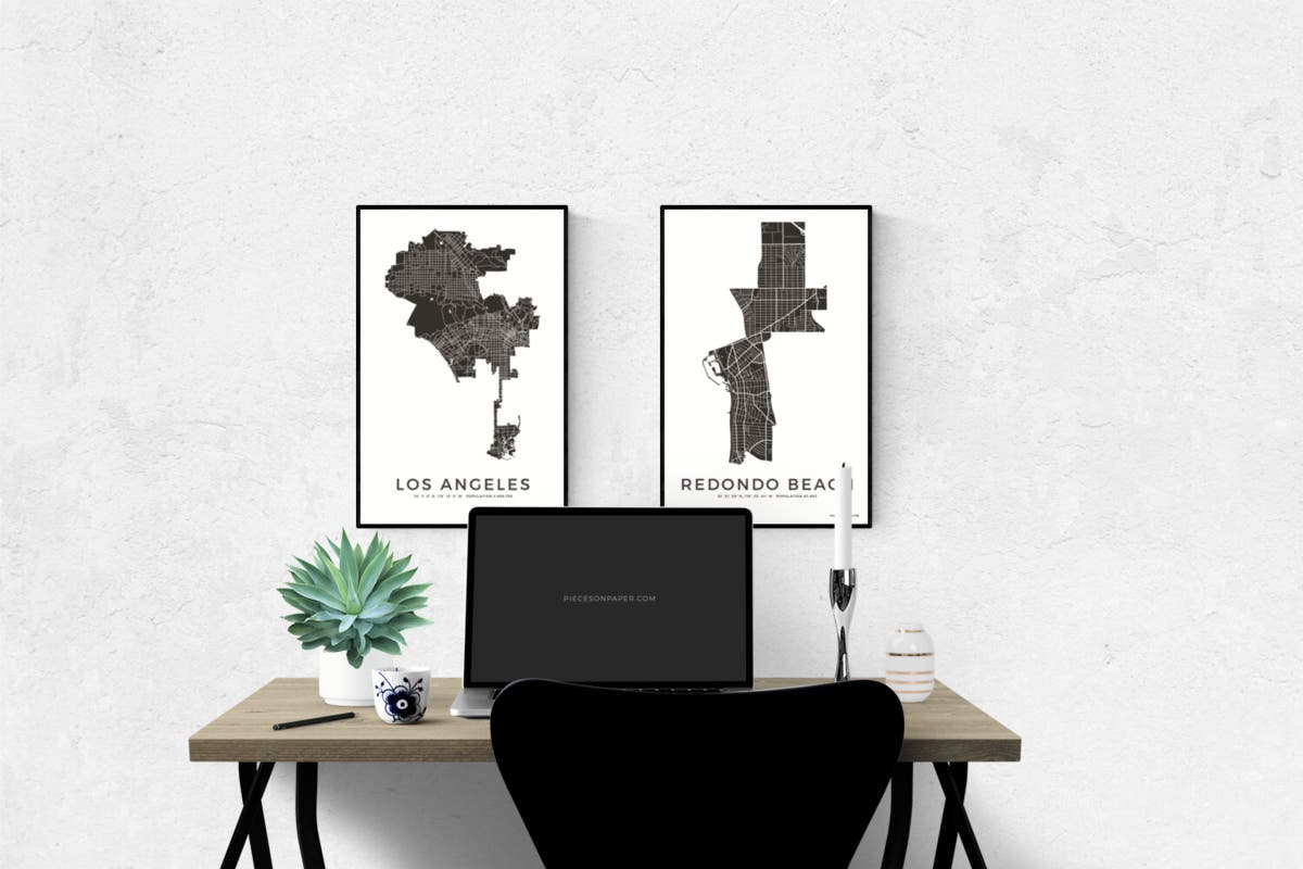 Maps of Redondo Beach and Palos Verdes are now available at Card De A.