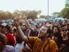 Fans rocking out at the Just Like Heaven festival.