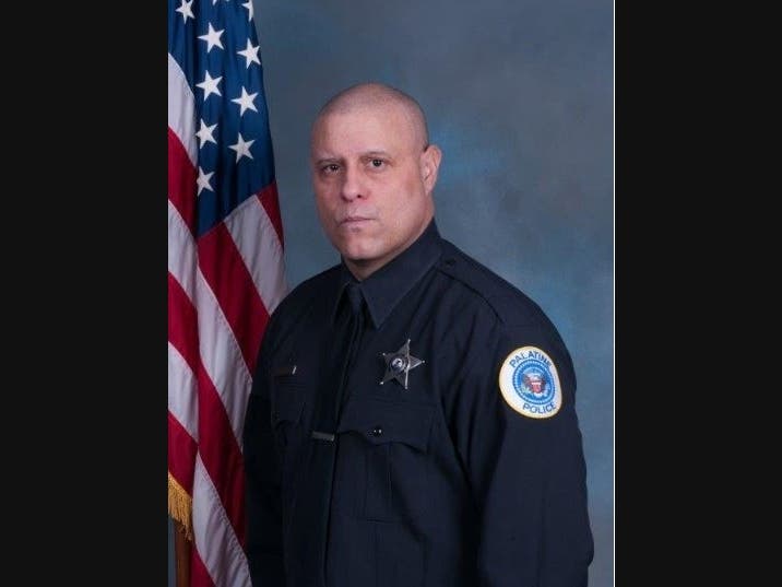 Palatine Police Department Officer Victor Lopez passed away on Friday, July 3, 2020, after suffering a medical emergency while in the water of Petite Lake in Lake Villa.