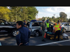 Victim being taken away on streacher