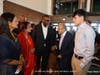 Pratima Shah and Niranjan shah with Chicago Mayor Brandon Johnson