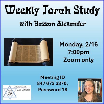 Weekly Torah Study