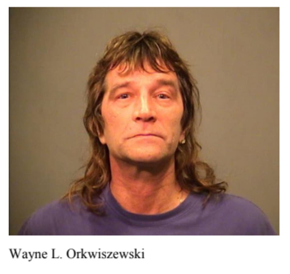 Wayne Orkwiszewski was arrested by Joliet Police at the Dollar General on three criminal charges.