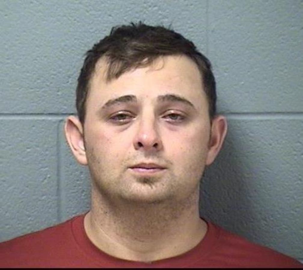 Trevor Benson was arrested on drunken driving charges early Sunday morning in Joliet.