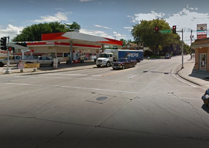 The intersection of Sunday's fatality in Joliet. 