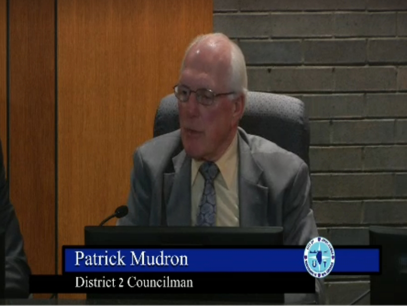 Mary Beth Gannon spoke at Monday's meeting informing the Mudron Five that she believed they are violating the law.