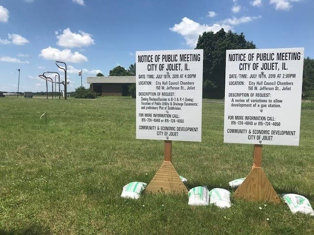 Speedway wants to build a large truck stop on West Jefferson Street at Houbolt Road. 