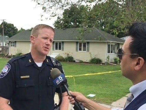 Channahon Deputy Chief of Police Adam Bogart. 