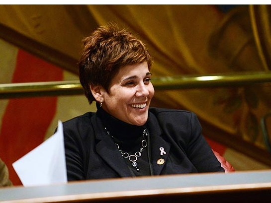 Jennifer Bertino-Tarrant is pursuing a run for Will County Executive. 