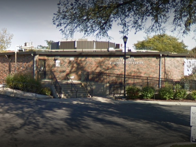 The District 86 administrative offices on Raynor Avenue. 