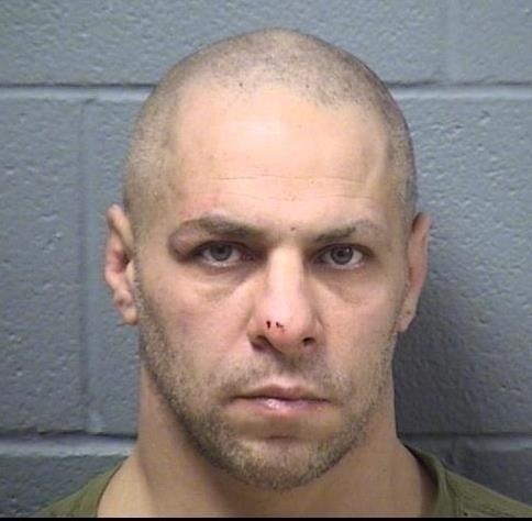 This man was arrested by Joliet Police. 