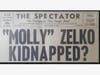 The Spectator's front page the day after Molly vanished.