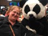 Shorewood resident Gerri Carroll Kohlbrecher is all smiles at the new Panda Express restaurant on Route 59. 