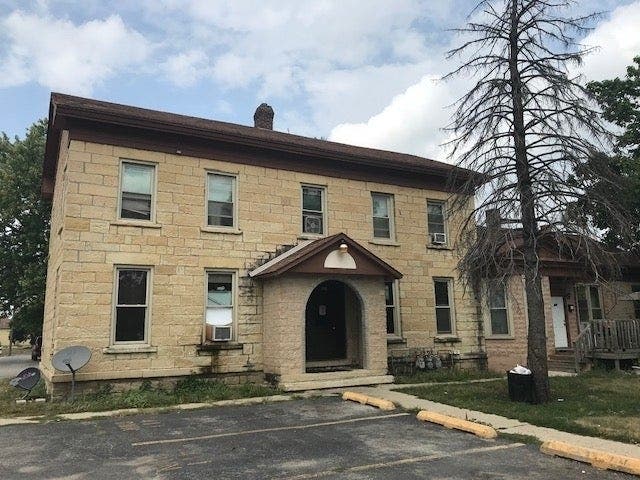 Joliet's 1851-era Casseday house at the corner of Jackson and Collins Street will be moved elsewhere as part of the Thorntons redevelopment. 