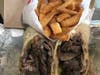 The Shawarma Sandwich comes with fries at Sindibad and it's only $5.99. 