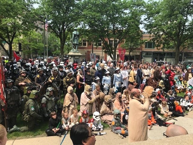 Star Wars Day has been a huge event in Joliet for several years. Now it's not going to happen amid the coronavirus outbreak.