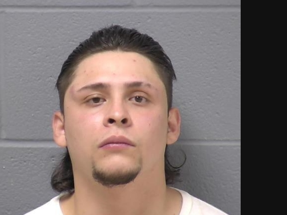 Juan Mendoza Jr. of Joliet was arrested by Joliet police early Sunday morning.