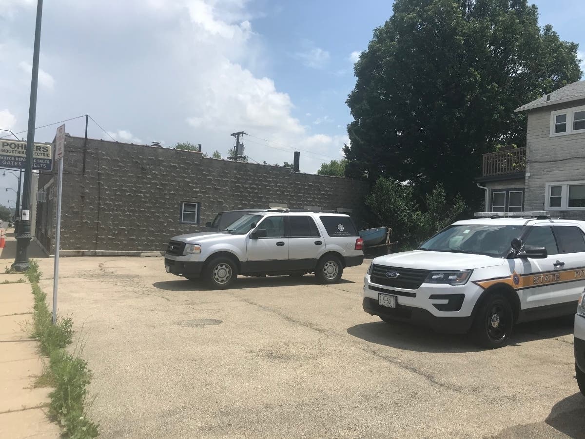 Homicide victim Carl Gordon purchased his Harley at a Joliet building on Ruby Street across from St. John the Baptist Cemetery. The Illinois State Police raided the property Tuesday. 