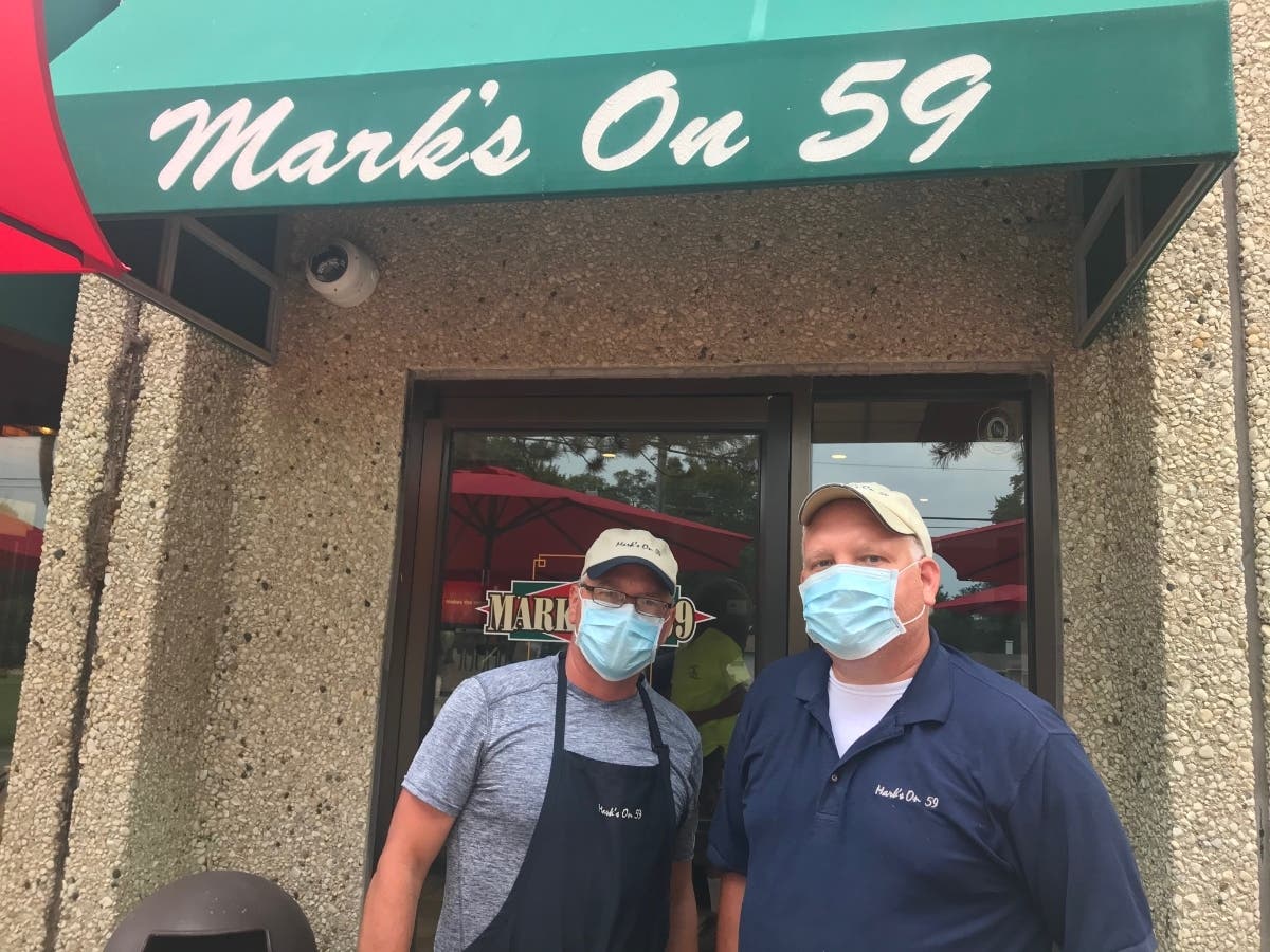 Brothers Mark and Eric Kafka operate the Mark's On 59 restaurant in Shorewood. Their other brother Frank operates K's Liquors and Foods in the same business plaza. 