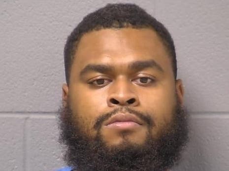 Sonjre Childs of Joliet was arrested Sunday night on felony weapons charges by Joliet police.
