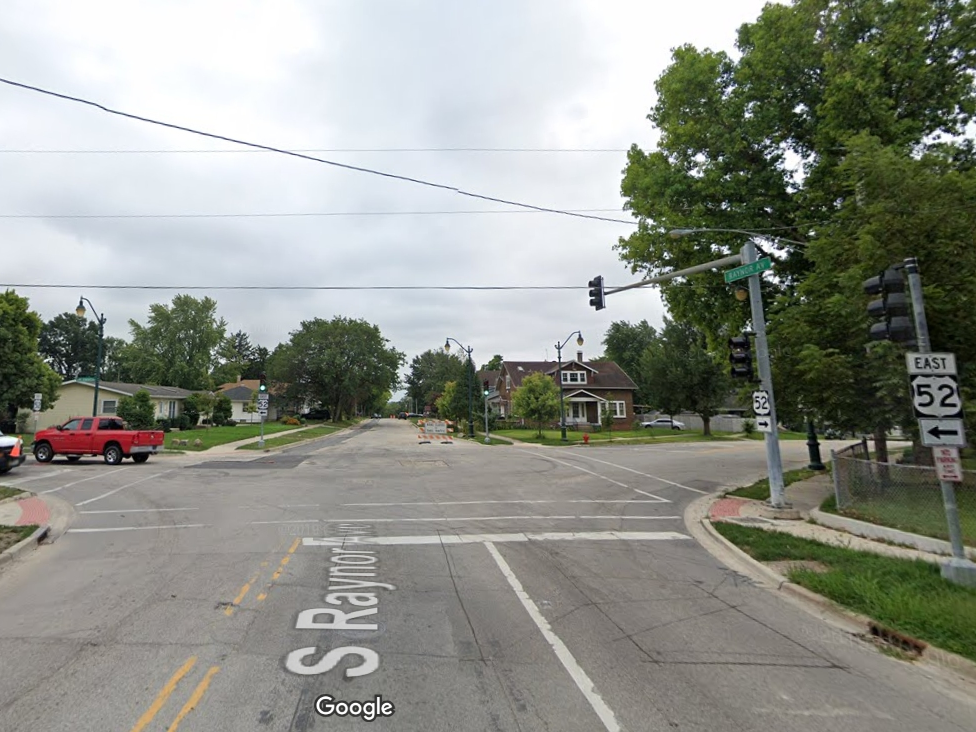 The 400 block of Joliet's South Raynor. 