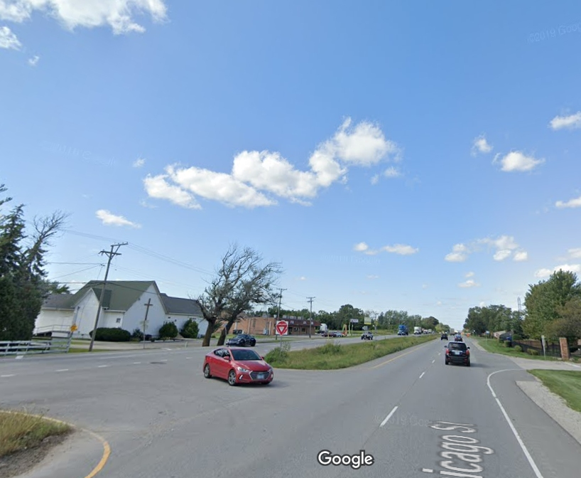 A young man died in Joliet on Monday morning when his bicycle was hit by a truck.