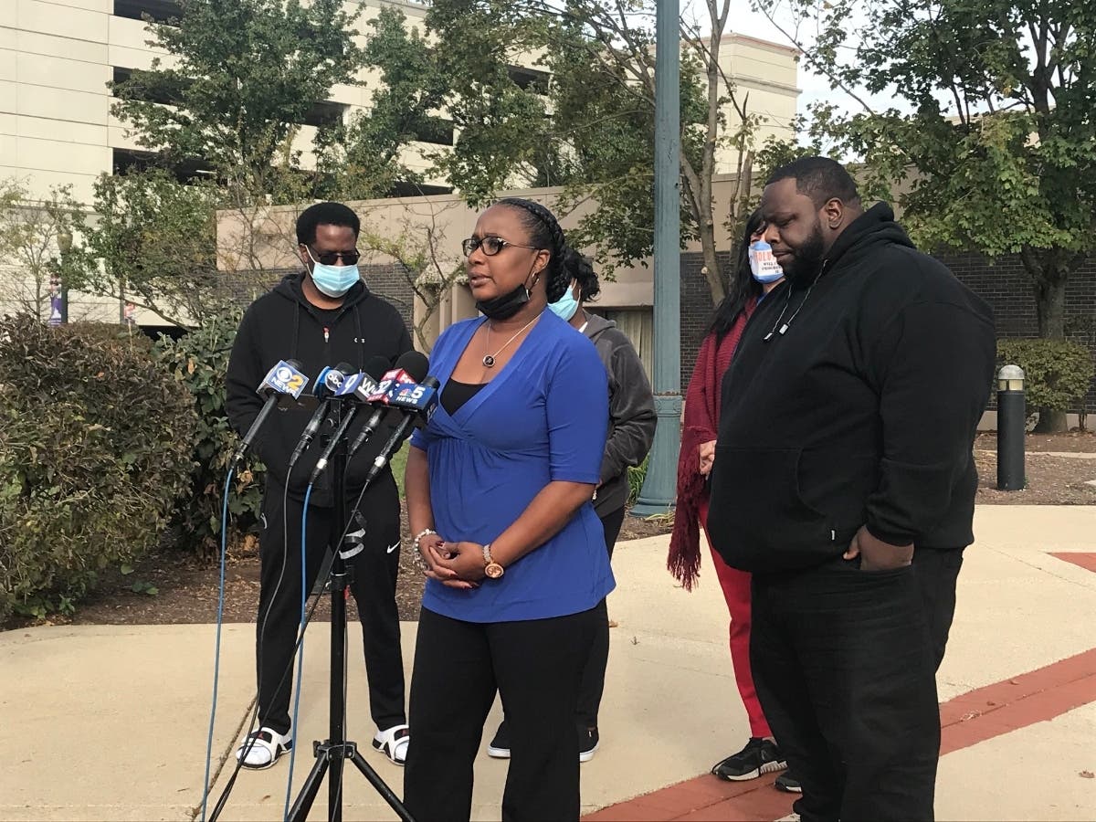 Nicole Lurry has a federal lawsuit against Joliet Police Sgt. Doug May for the Jan. 29 in-custody death of her husband Eric Lurry.