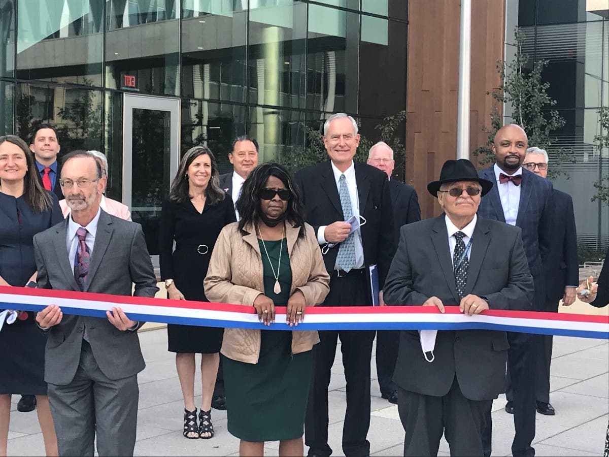 Will County Circuit Judge Richard Schoenstedt, second row gray hair wearing tie, announced Tuesday that he will be retiring from the bench in January. 