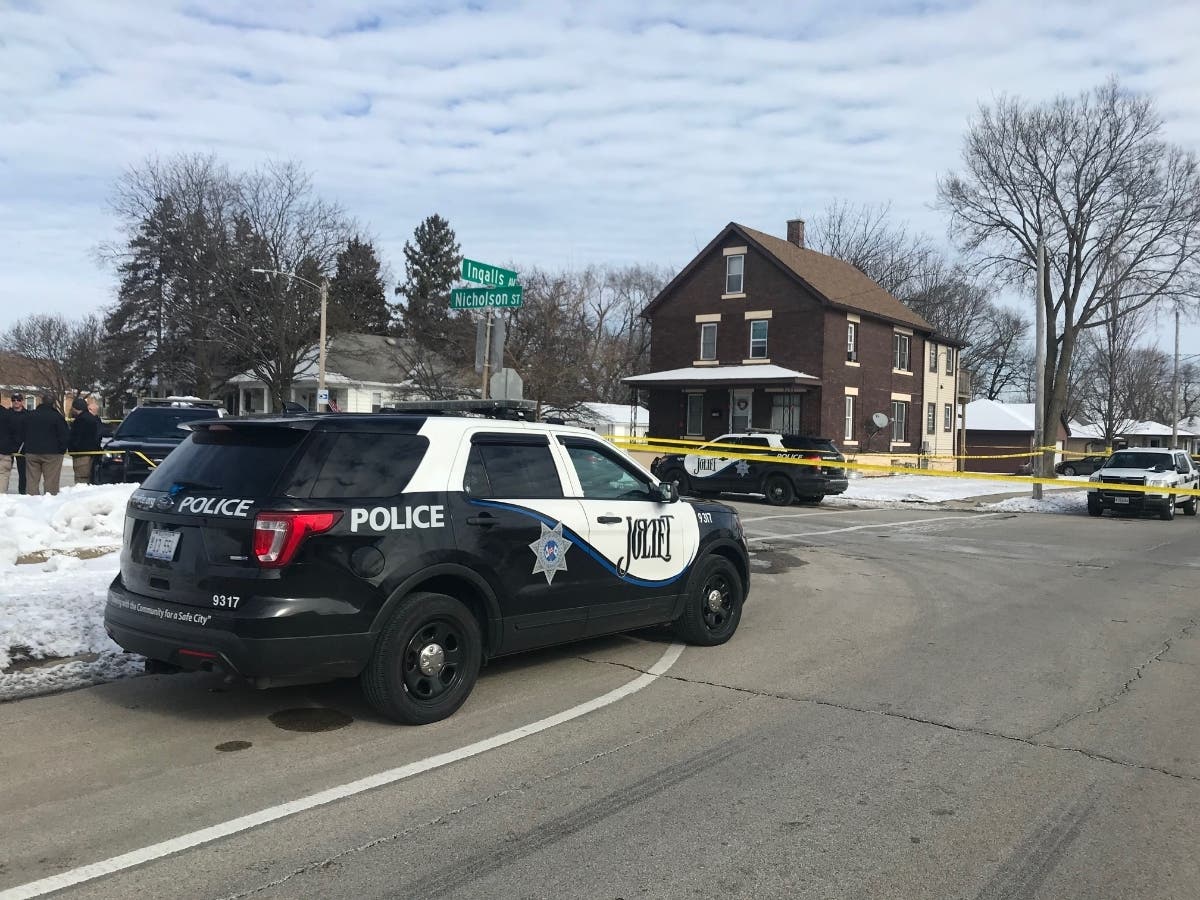 A 29-year-old man who lived at this house on Nicholson Street was shot by a Joliet officer on Thursday morning.. 