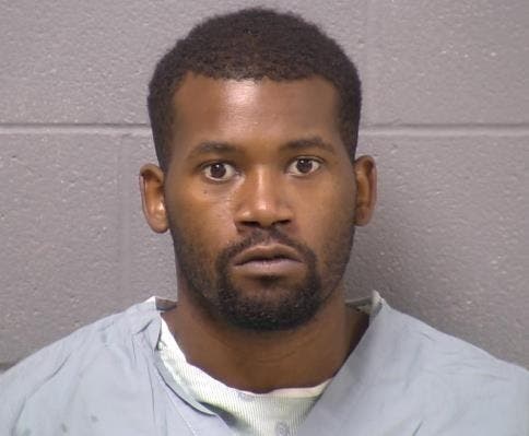 Joliet police shot a 29-year-old man who lived in this two-story house at 1200 Nicholson Street. 