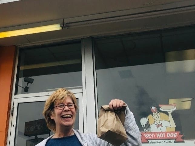 A Joliet woman named Lee Ann urged people to support Hey! Hot Dog. "And don't forget to mention the homemade root beer," she told Joliet Patch.