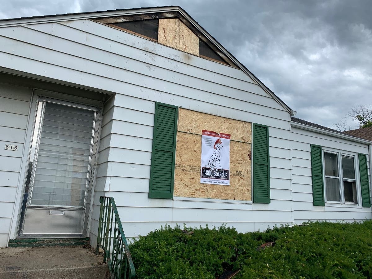 A 57-year-old woman was found dead at this house fire in Joliet on Black Road. 