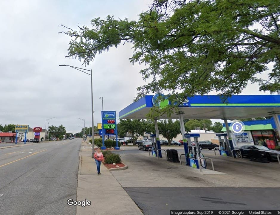 A Joliet police officer and a K9 located Amarion Denwiddie in the 100 block of North Raynor Avenue hiding with other people in someone's garage, police say. 