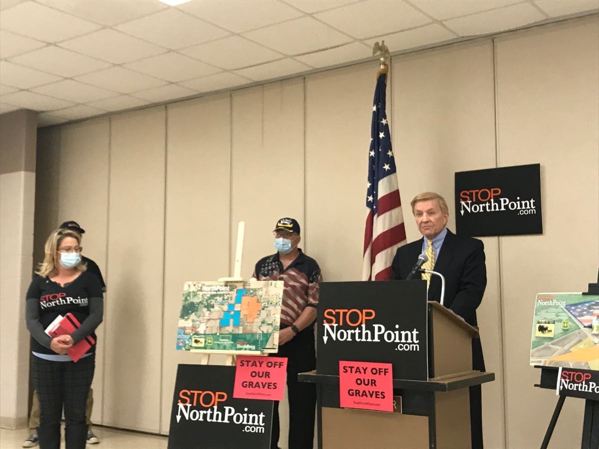 In October 2020 at the Stone City VFW featured attorney Bob Fioretti along with Erin Gallagher discussed their plans to prevent NorthPoint from happening.