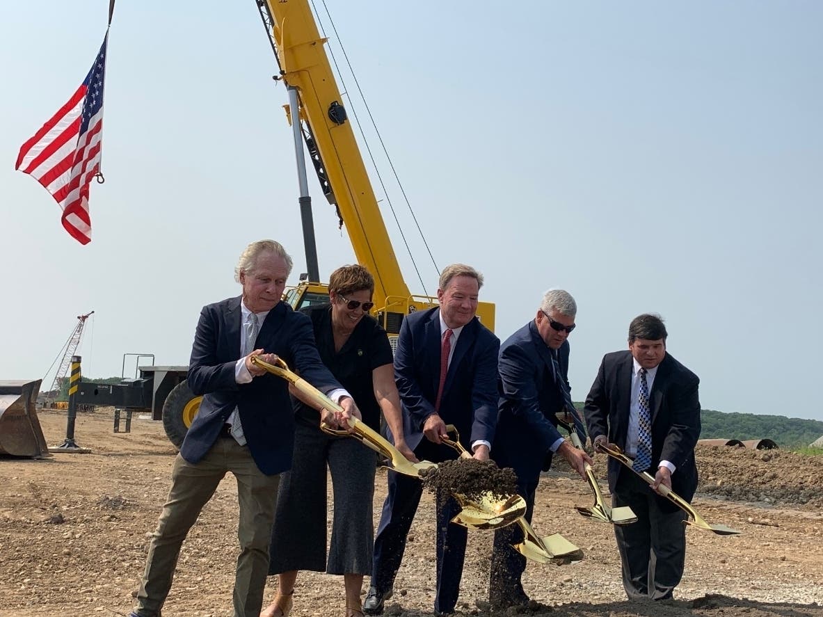 Tuesday marked the groundbreaking ceremony for the Houbolt Road Extension. The 1.5-mile, four-lane extension includes a 0.4-mile new bridge over the Des Plaines River. 