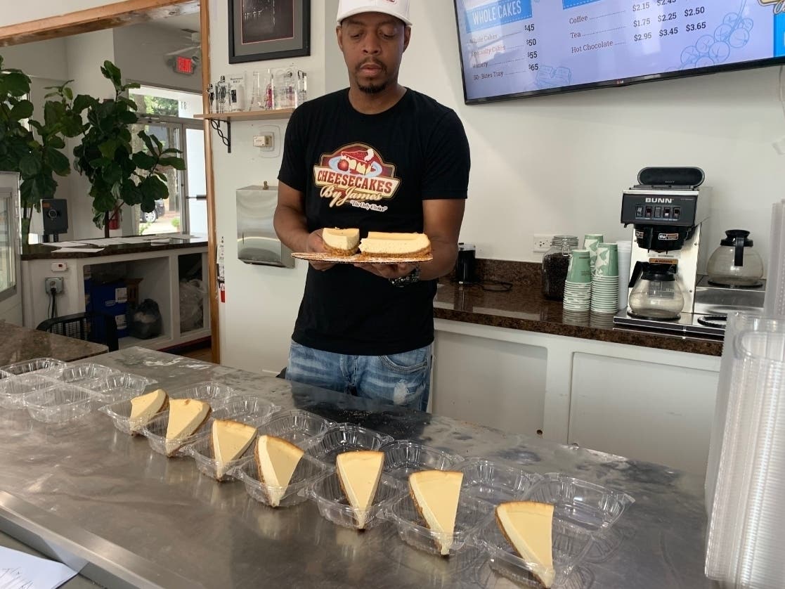 Friday marks National Cheesecake Day and Joliet baker James Sankey will be extending his store hours to 10 a.m. to 10 p.m. for Cheesecakes By James, 81 North Chicago St. 