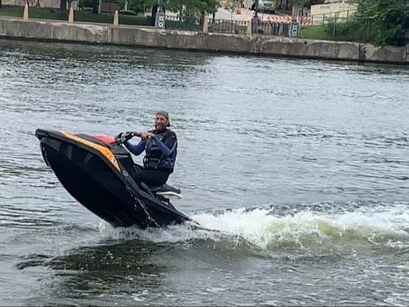 Van, 59, told Joliet Patch he's been enjoying the waters of the Joliet canal for 20 years now. 