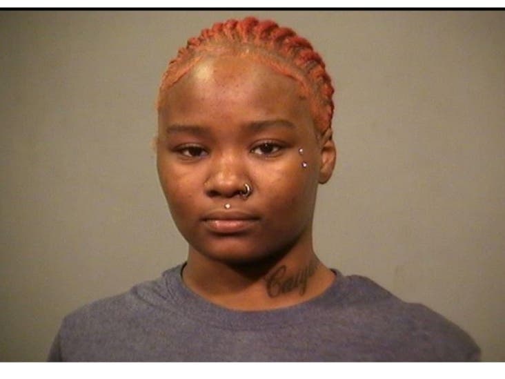 Caiyana Brown, 18, of Joliet, is in the Will County Jail facing aggravated domestic battery charges. 