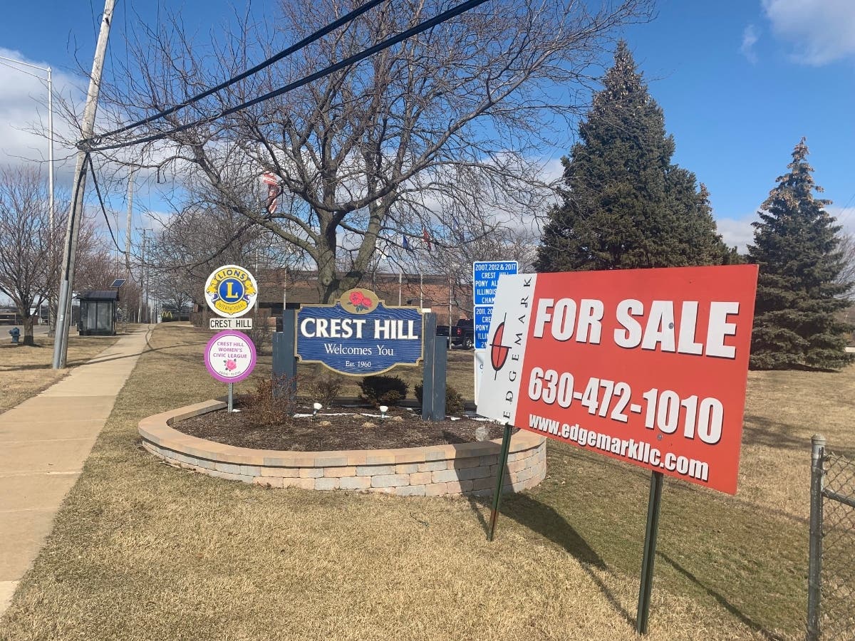 Yes, there is a giant For Sale sign in front of City Hall, but the property has a buyer, Crest Hill Mayor Ray Soliman told Joliet Patch. 